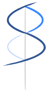 Logo shows stylized initals PPS for Personalized Pool Services of Powhatan resembling clean blue water waves from certified service.